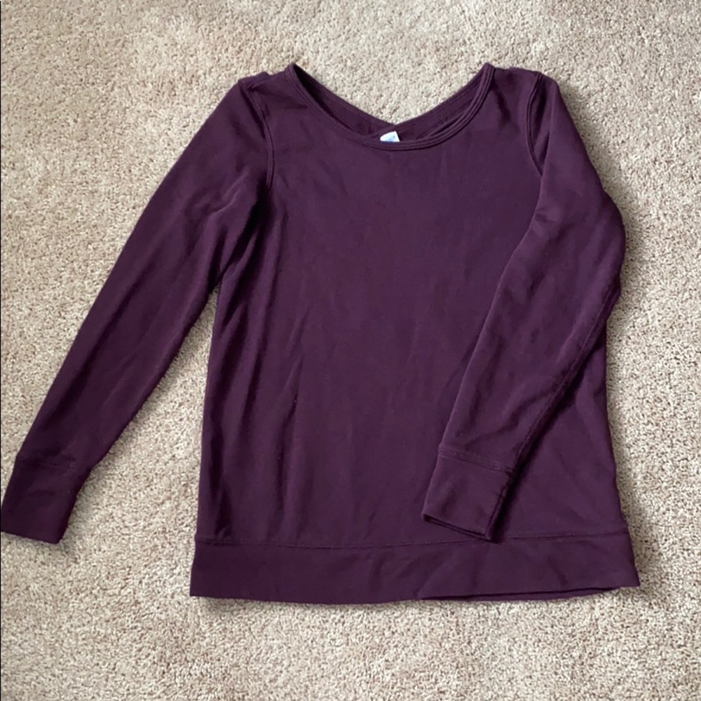 Old navy open back sweatshirt size small